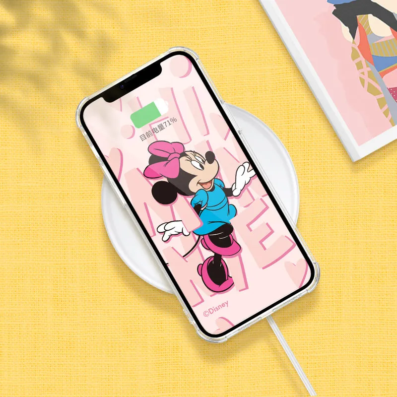UKA Disney Shockproof Air Cushion TPU PC Clear Back Case Cover