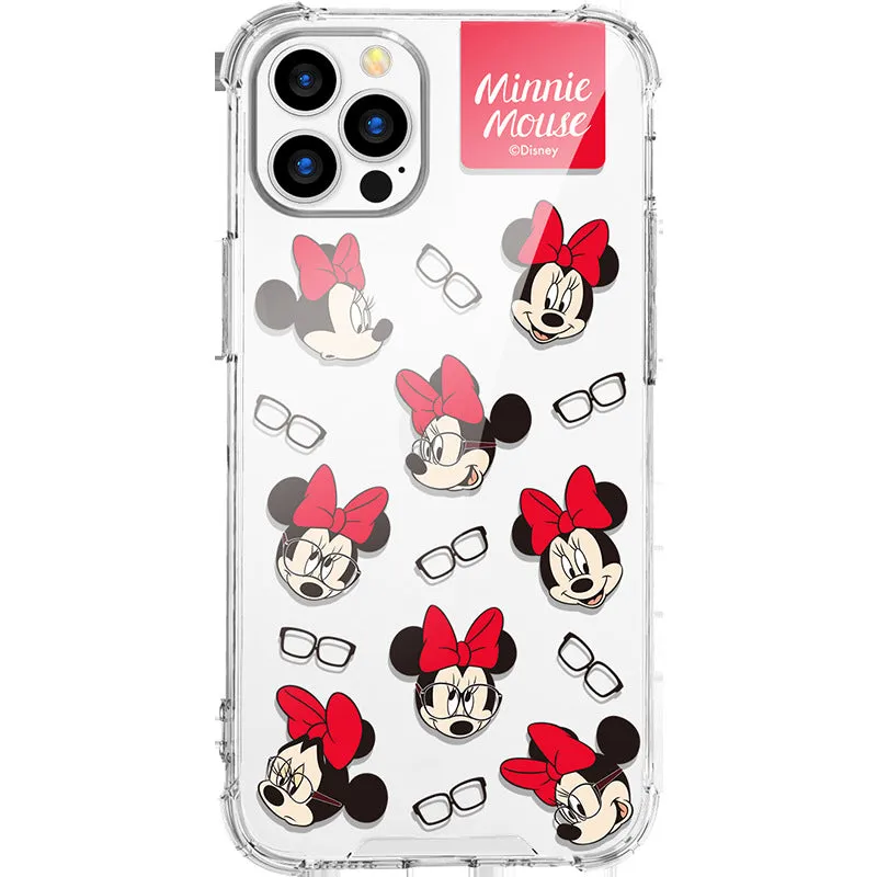 UKA Disney Shockproof Air Cushion TPU PC Clear Back Case Cover