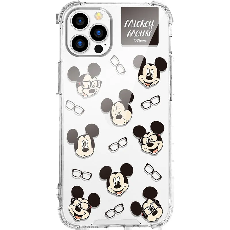 UKA Disney Shockproof Air Cushion TPU PC Clear Back Case Cover