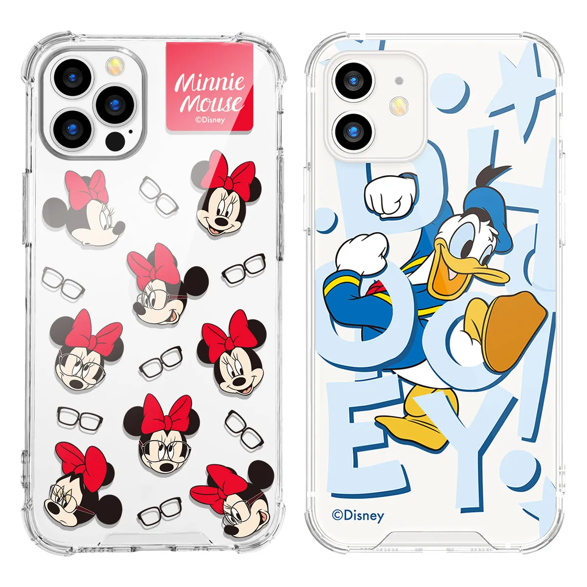UKA Disney Shockproof Air Cushion TPU PC Clear Back Case Cover